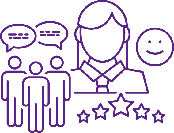 Image showing individuals and a group of people working together to represent good teamwork